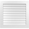 Ekena Millwork Vertical Surface Mount PVC Gable Vent: Non-Functional, w/3-1/2"W x 1"H, Standard Frame, 34"W x 32"H GVPVE34X3201SN - alternate 1